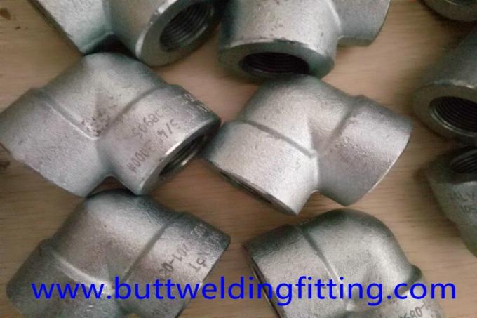 Acciaio inossidabile duplex eccellente un gomito 3000# a 1 pollici UNS32750 di 90 interruttori di grado