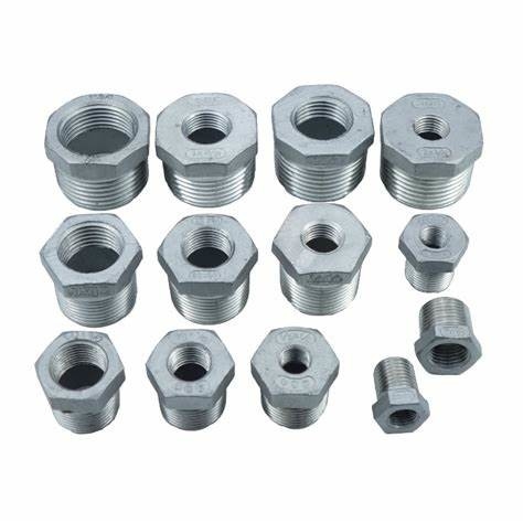 Customized  SS304 / 316L Forged Stainless Steel Pipe Fitting Bushing 2"