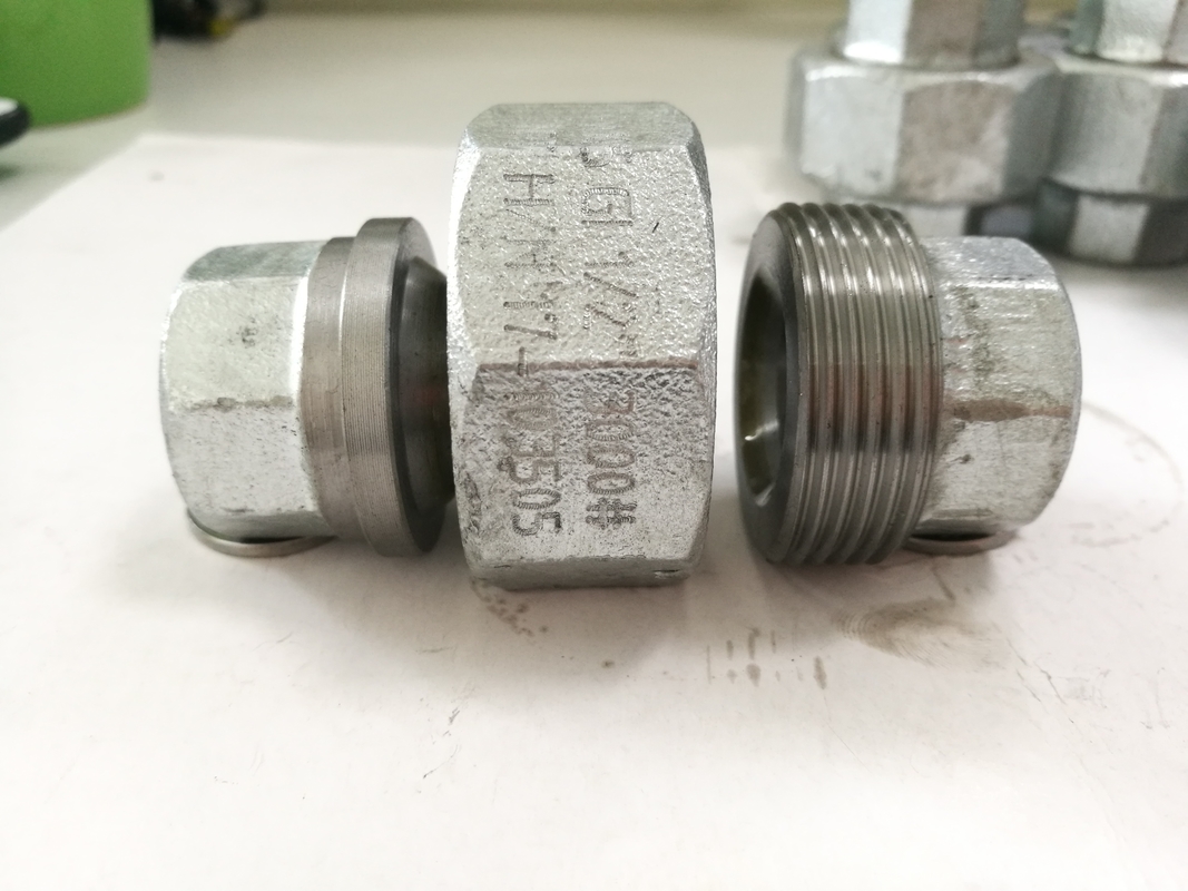 Butt Welded Pipe Fittings Female Threaded Unfixed Hexagon Pipe Fittings Union 1/8'' - 6''