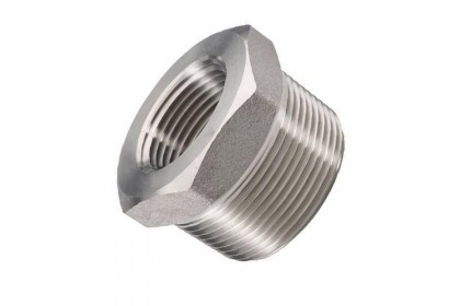 Customized  SS304 / 316L Forged Stainless Steel Pipe Fitting Bushing 2