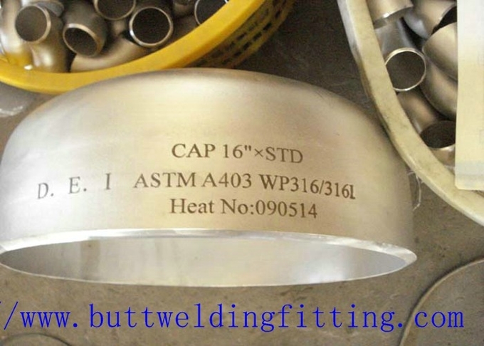 Acciaio legato/cappucci protettivi inossidabili ASTM A403 WP304/304L WP316/316L metropolitana del duplex