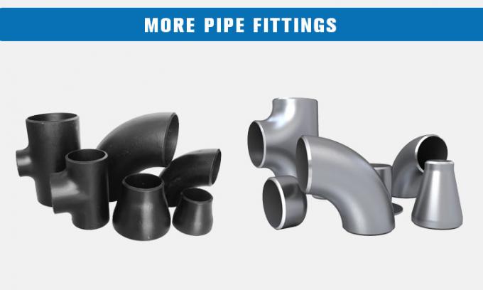 Saldatura testa a testa diritta senza cuciture del T SCH40 DN50 ASTM A234 WPB dell'accessorio per tubi di ASME B16.9 3