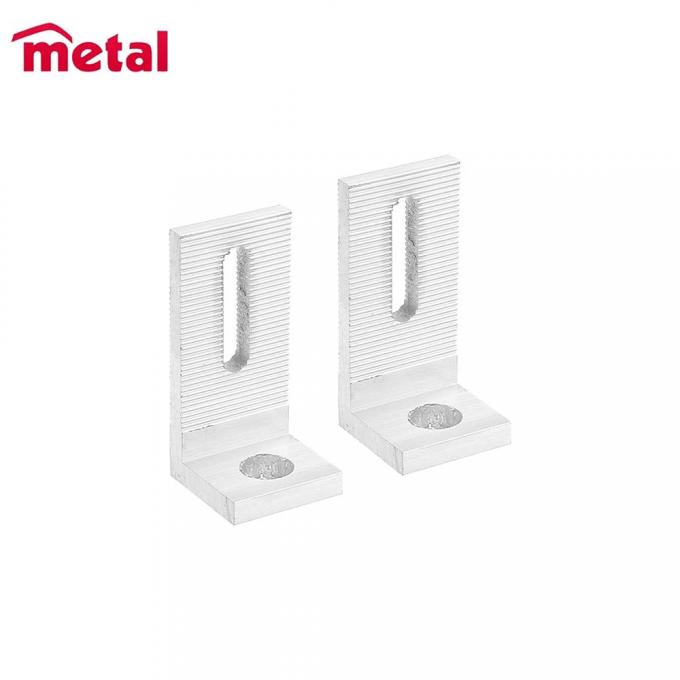 Cina Fabbrica campione gratuito Piede solare L di alta qualità piastrelle in acciaio colorato tetto sistema di supporto fotovoltaico Piede 0