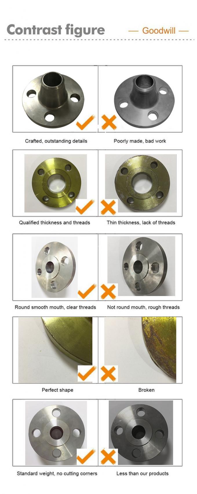 SA182 F51 Long Weld Neck Flange ASME B16.5 600# Pressione nominale 8" Dimensione 405mm Lunghezza per applicazioni resistenti alla corrosione 2