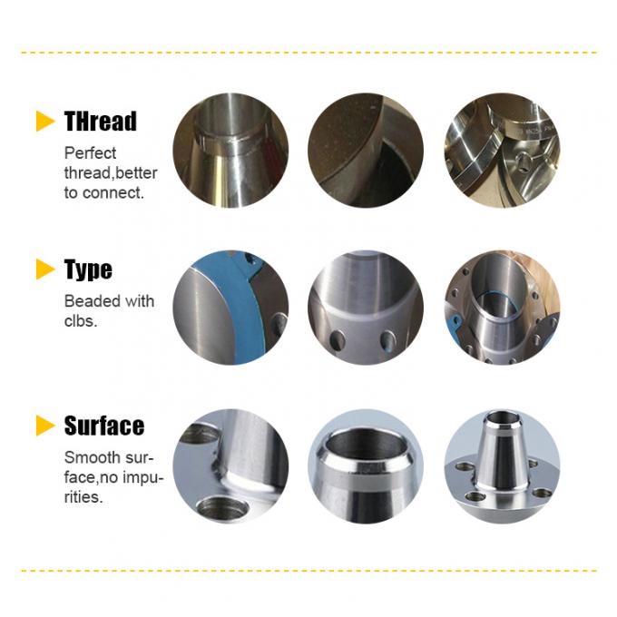 SA182 F51 Long Weld Neck Flange ASME B16.5 600# Pressione nominale 8" Dimensione 405mm Lunghezza per applicazioni resistenti alla corrosione 1