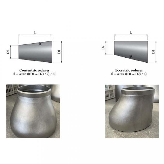 TOBO ASTM A420 GR WPL6 SMLS LTCS DN80xDN50 Sch 40 riduttore eccentrico 2