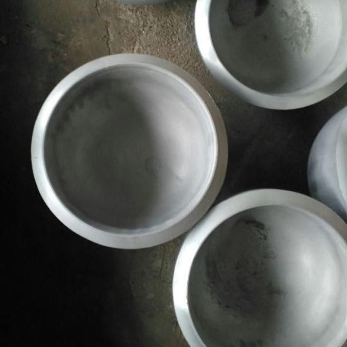 304 Acciaio inossidabile Cappuccio di tubo ovale di grado sanitario Specchio interno ed esterno Copertura di tubo laminato lucidato Acciaio inossidabile brillante 3