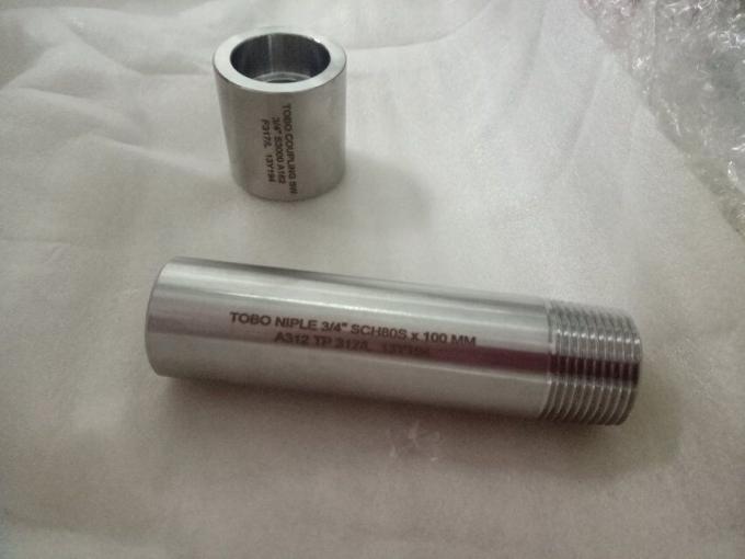 METAL 2205 Acciaio legato 3/4 pollici STD 80MM 100MM Lunghezza 3000# 6000# Fittings forgiati Filtro di tubo Nipple 0