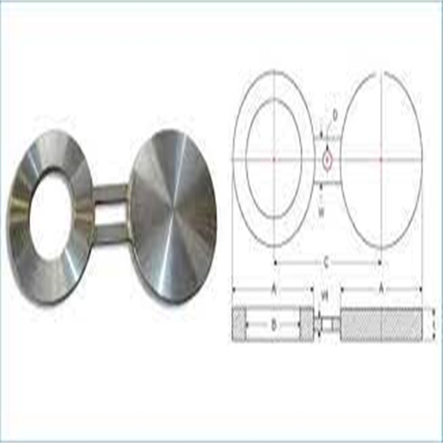 Super austenitico in acciaio inossidabile A564 N08367 ANSI B16.5 Spec Flange Dimensione personalizzata Alta pressione 3000# 300# Spectacle Blind Flange 4