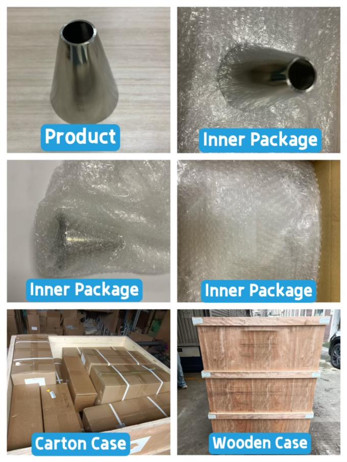 50*25 DN SCH40 Reduttore concentrico in acciaio inossidabile ASTM A403 WP347 5