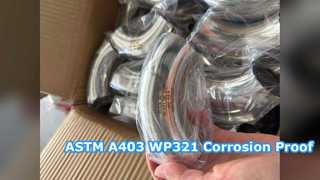 ASTM A403 WP321 Curva di ritorno a 180 gradi Conforme NACE