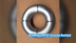 ASTM A403 WP321 Curva di ritorno a 180 gradi Conforme NACE