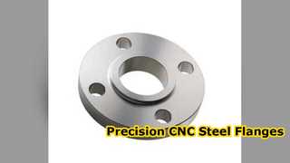 Flange in acciaio al carbonio forgiate personalizzate lavorate a CNC