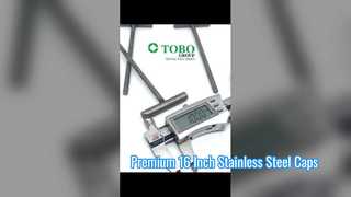 Tappo per tubo in acciaio inossidabile ASTM A403 WP304 da 16 pollici