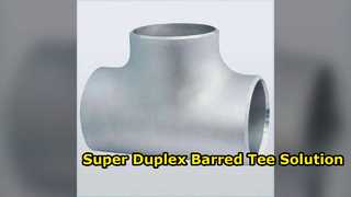 T-shirt barrata in acciaio super duplex da 6 pollici SCH80 ASME B6