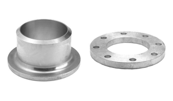 F304 F316L UNS 31803 A105 Stainless / Duplex / Alloy / Carbon Steel LJF Lap Joint Flange