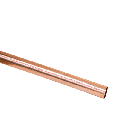 Round Shape Polished Soft Straight 5mm 12mm 12000btu 18000btu Air Conditioner Copper Pipe