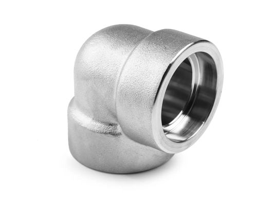 ASTM A105/A182 Forged Elbow, 2000LB-9000LB Threaded/Socket-Weld Fitting 100% PMI Tested