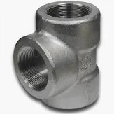 Metal ASTM A815 UNS S31803 Duplex Steel Pipe Fitting ASME B16.11 Forged Tee Socket Welded 2" Equal Tee