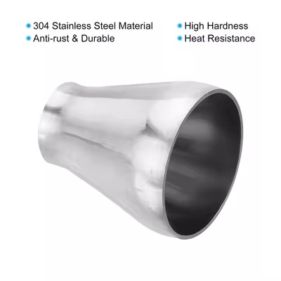A182 TP347 CONCENTRIC REDUCER ANSI B16.9 FITTING 6'' X 4'' Schedule 40 Steel Concentric Pipe Fittings Reducer