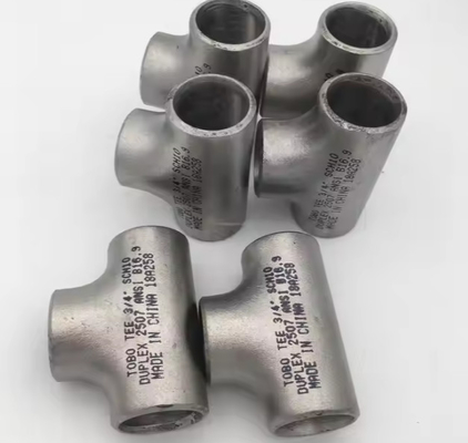 Seamless Stainless Steel Butt Weld Fittings Pipe Tube Fittings Three Way Tee Reducing Tee
