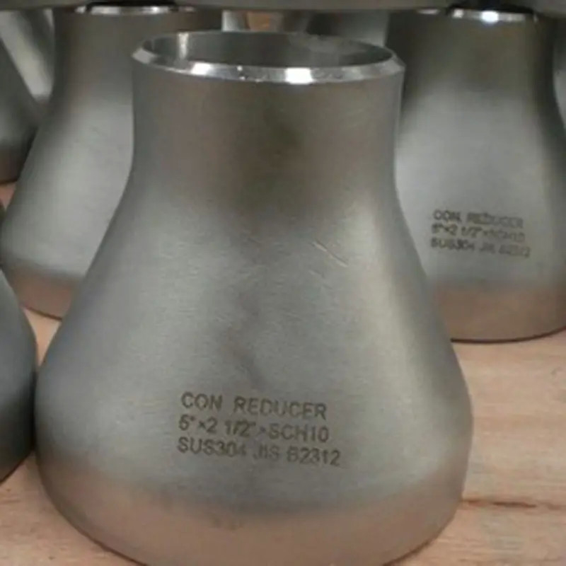 Copper Nickel Forged Pipe Fittings Stainless Steel Butt Welding Eccentric Reducer Copper Nickel Alloy Concentric Reducer