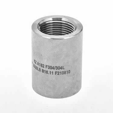 3000LB / 6000LB NPT Stainless Steel Pipe Threaded Fittings Forged Coupling