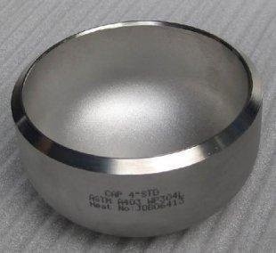 Hot Sale Stainless Steel Casting Pipe Fittings Threaded Round Cap Customized