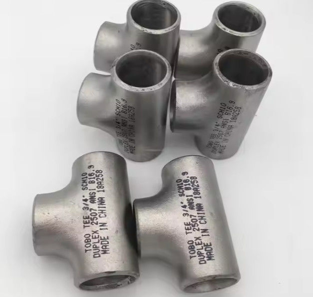 3000 Psi Pressure Rating Stainless Steel Tee Branch Pipe Connector Ideal for High Pressure Fluid Systems and Industrial