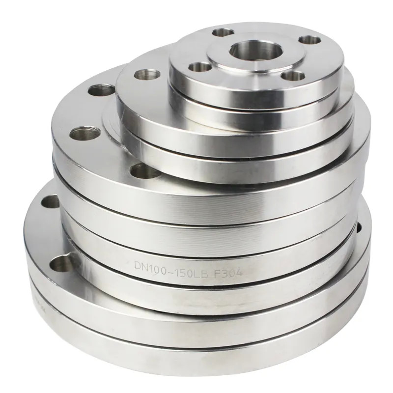 Metal The Lathe CNC Stainless Steel Titanium Flange Sleeve Welding Machining Flanges