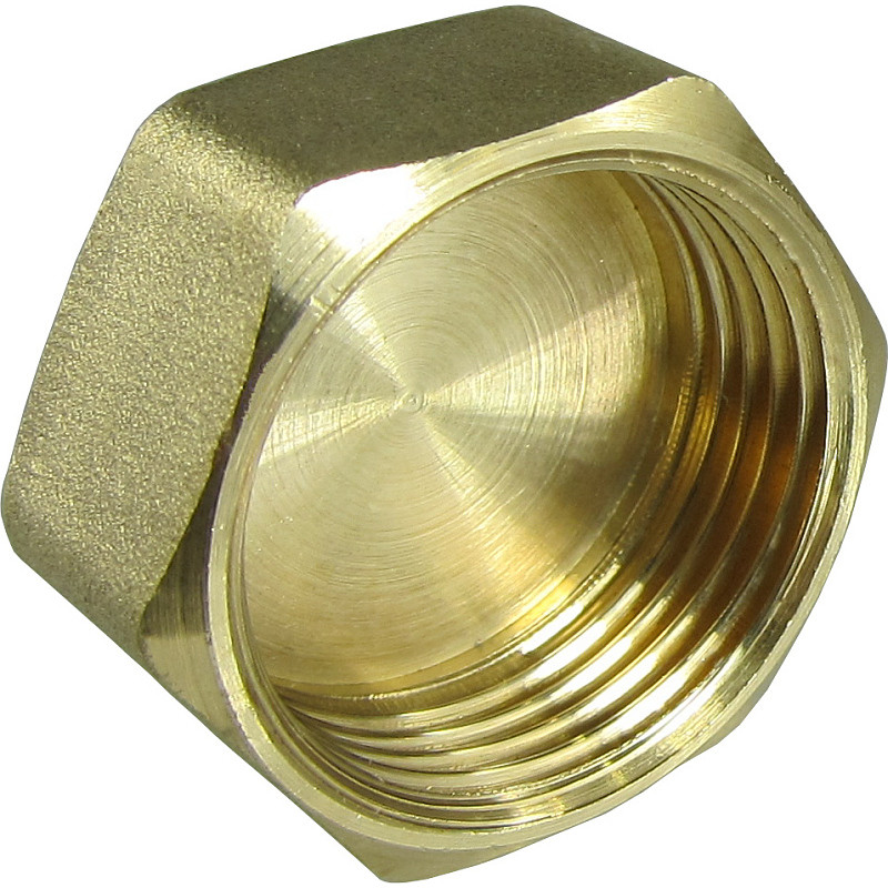 Hexagonal Internal Thread Pipe Cap Adapter For Secure Sealing And Leak Prevention In High Pressure