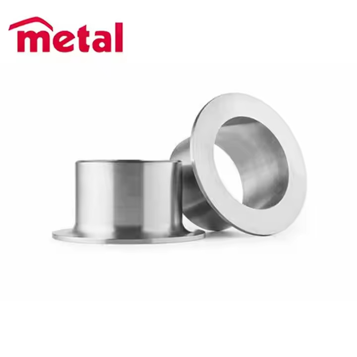ASME B16.9 Factory Price Gr2 Titanium Pipe Fittings Titanium Stub End DN20 DN500 Sch80S