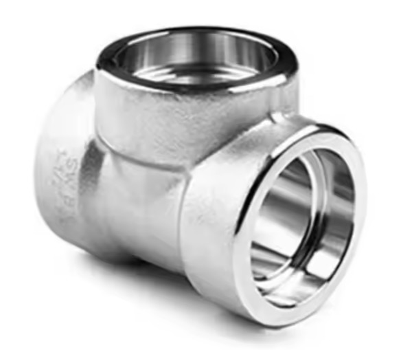 Factory Welding Tee Tube Fittings Equal Diamete Stainless Steel Forged Tee Pipe Fittings
