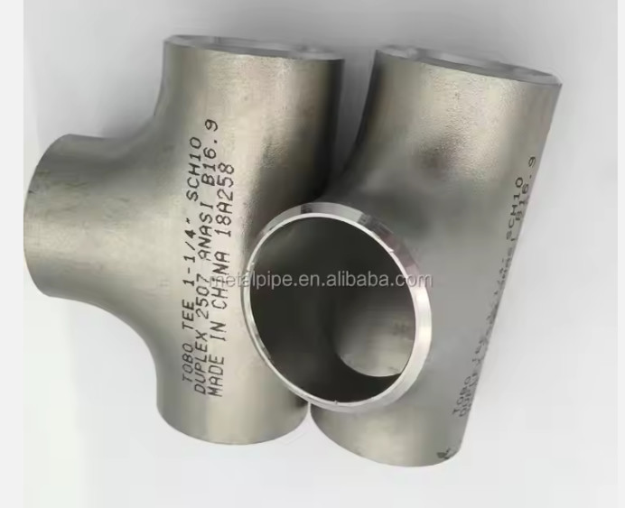 3000 Psi Pressure Rating Stainless Steel Tee Branch Pipe Connector Ideal for High Pressure Fluid Systems and Industrial