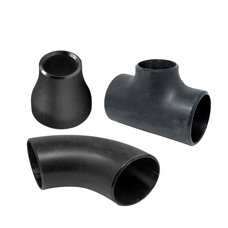 Pipe elbow tee reducer cap flange ms carbon steel fitting