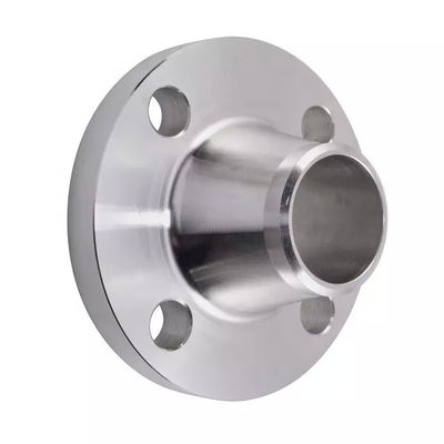 Custom Silver ASTM / ASME Forged Steel Flanges Long Flanges Type Welding Neck