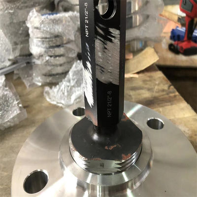 3/4" 1200LB WN Flange SS ASME B 16.5 RJ Flange Pipe Fittings With Polished Surface ASTM A694 F52