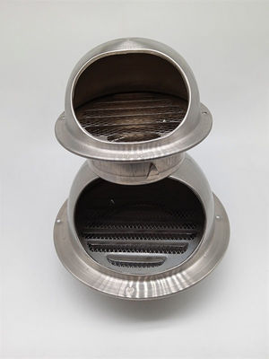 Wall Vent Cap 5inch Round Covers Vent Ventilation Grill 304 Stainless Steel