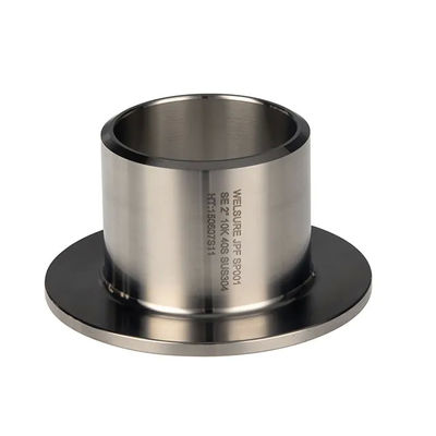 Polished Stainless Steel Butt Weld Stub Ends ANSI ASME DIN JIS Forged Manufacturing Process ISO Certified