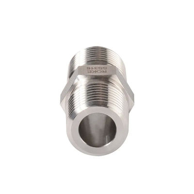 Forged Pipe Fittings  B649 N08926 WP1925N NPT/BSPT Male Thread Connectors Hex Nipple