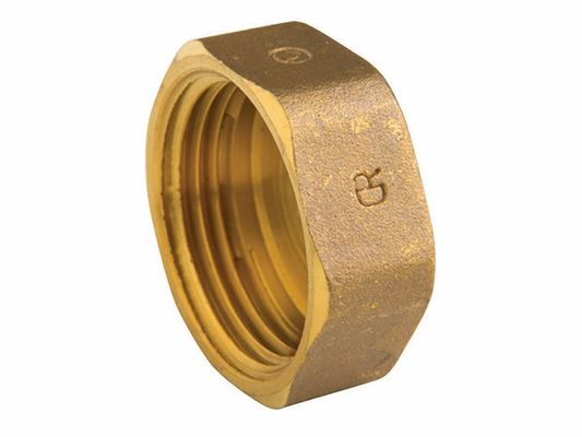 TOBO Copper 3/8" NPT Hex Head Cap for High Pressure Plumbing & Industrial Applications
