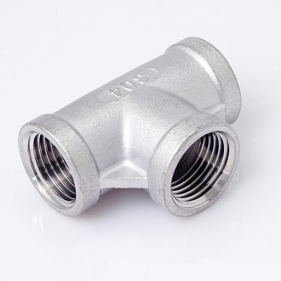 Stainless Steel A403 Grade WP 304L Threaded Straight Tee 2'' Sch40