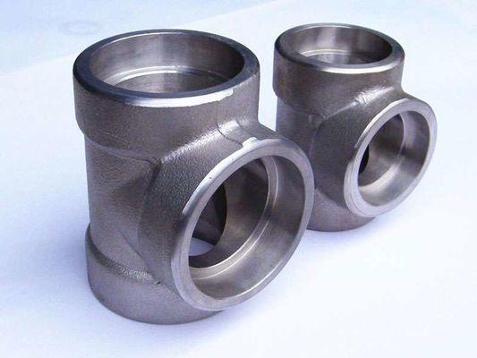 Asme b16.9 schedule 40 steel Pipe Fittings Socket Weld Tee Stainless Steel Equal Tee 304
