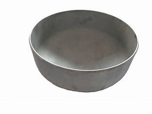 Polished Stainless Steel Caps Round Threaded Pipe End Cap for Welded Connections