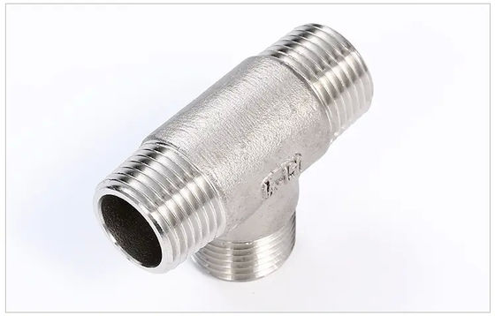 Stainless Steel Thread Tee With Side Thread Tee Plug Bushing Connector