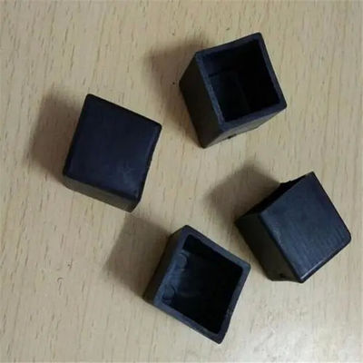Square Round Tubing Round Square Pipe End Tubing Insert Plug Black Plastic Plug/plastic Injection Customized Moulding