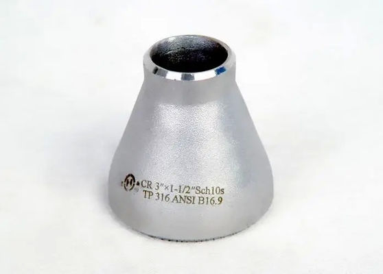 ASTM A815 UNS S31803 S32205 Duplex Stainless Steel Reducer Butt Weld Pipe Fitting with High Strength and Excellent SCC Resistance