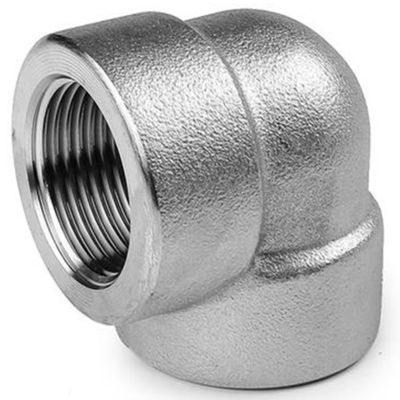 Goods In Stock Plumbing Materials Stainless Steel Threaded SS304/316 Pipe Fittings 90 Degrees Elbow For Water Supply
