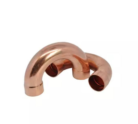 METAL Elbow Copper Aesthetic Appeal Return Bend Copper Welding Pipe Fitting