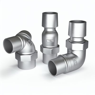 Steel Piping 45 90 180 Degree Metal Elbow Pipe Connection Fittings High Pressure Factory Own Painting